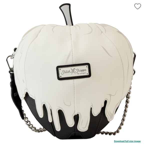 New Stitch Shoppe Disney Evil Queen Poison Apple Glow in the Dark Crossbody Bag - Picture 8 of 12
